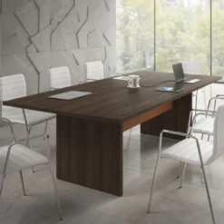 Mesa de Reuniones Rectangular Work Plus estructura mistral