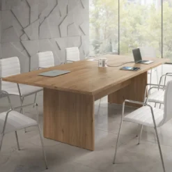 Mesa de Reuniones Rectangular Work Plus diseño monocolor