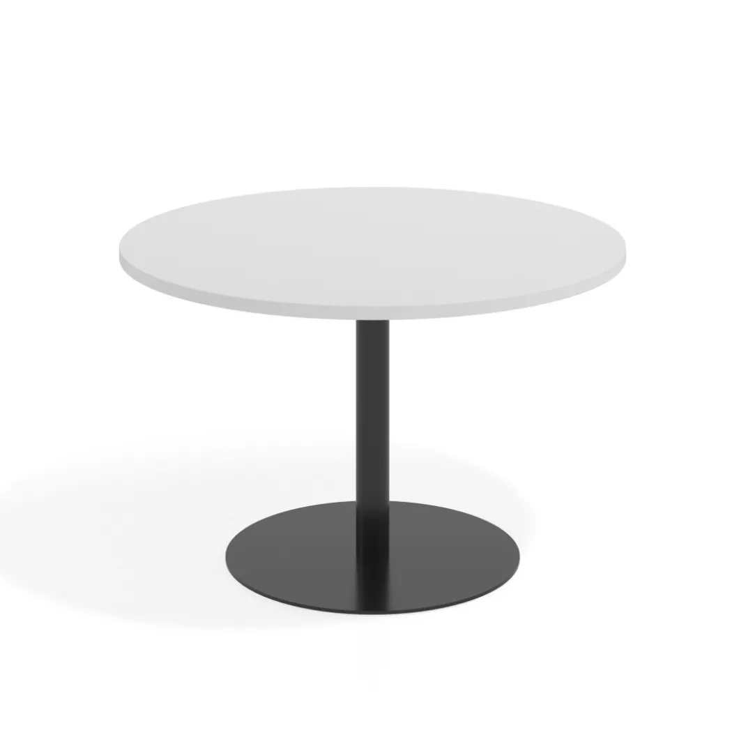 Mesa de Reuniones Redonda Atrium estructura negra