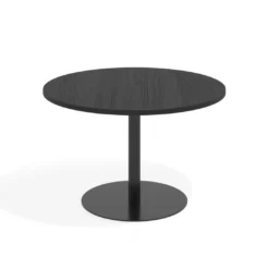 Mesa de Reuniones Redonda Atrium estructura negra