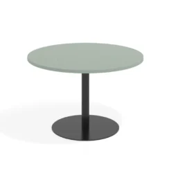 Mesa de Reuniones Redonda Atrium estructura negra
