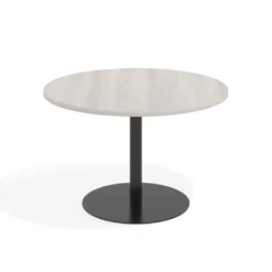 Mesa de Reuniones Redonda Atrium estructura negra