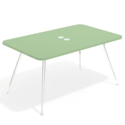 Mesa de reuniones Tekno fondo 120, patas aluminio inyectado, estructura cromada