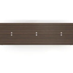 Mesa de reuniones triple Kube, encimera continua, fondo 142 cm, estructura aluminio