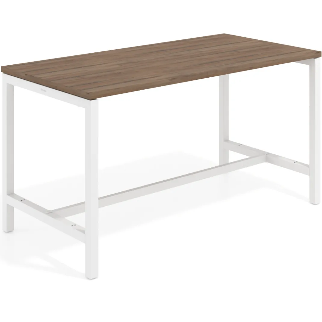 Mesa de trabajo expositor Kube estructura blanca
