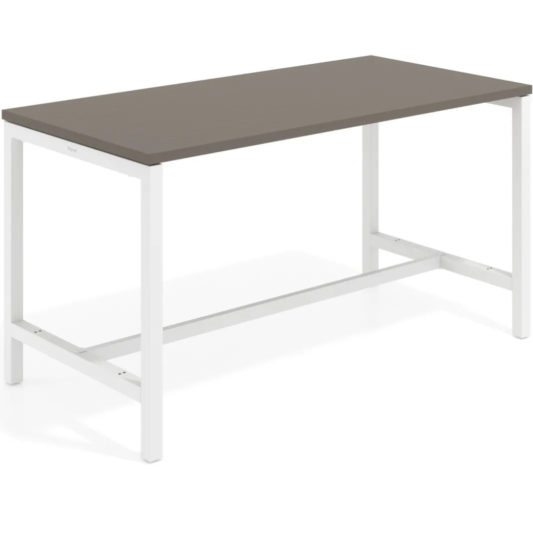 Mesa de trabajo expositor Kube estructura blanca