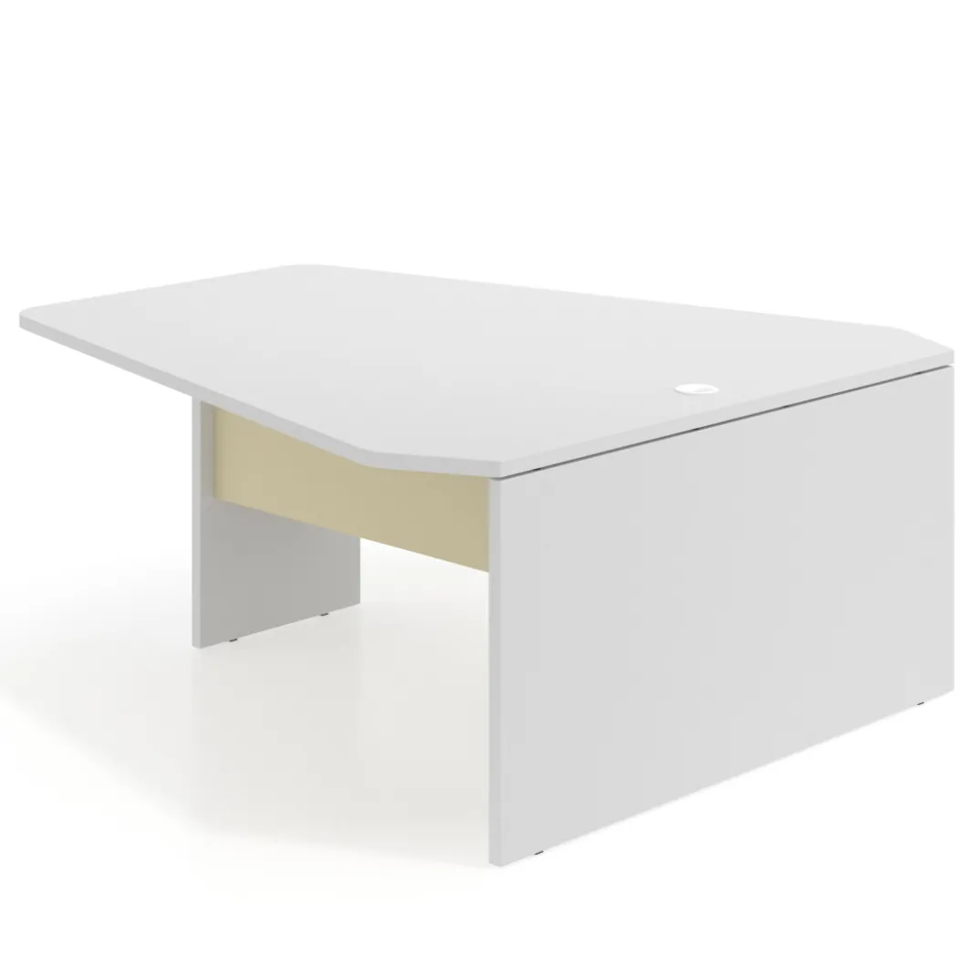 Mesa de Videoconferencias WorkPlus estructura blanco mate