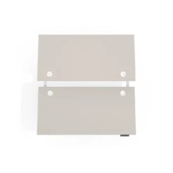 Mesa Multipuesto Elevable eléctrica Erghos Smart Pro estructura blanca canto recto