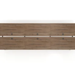 Mesa multipuesto UvePro Bench triple, fondo 166 cm, estructura negra