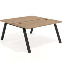 Mesa multipuesto UvePro Bench fondo 166 cm, estructura negra