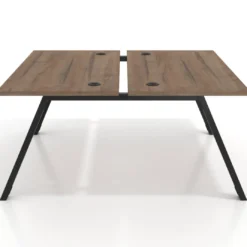 Mesa multipuesto UvePro Bench fondo 166 cm, estructura negra