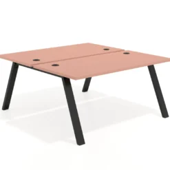 Mesa multipuesto UvePro Bench fondo 166 cm, estructura negra