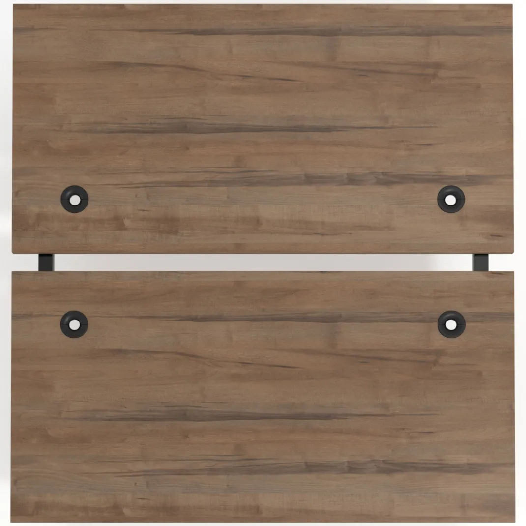 Mesa multipuesto UvePro Bench fondo 166 cm, estructura negra