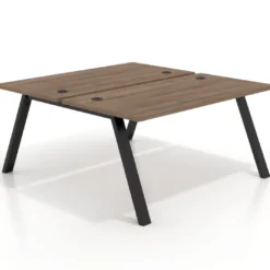 Mesa multipuesto UvePro Bench fondo 166 cm, estructura negra