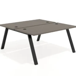 Mesa multipuesto UvePro Bench fondo 166 cm, estructura negra