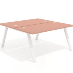 Mesa multipuesto UvePro Bench fondo 166 cm, estructura blanca