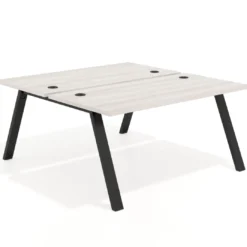 Mesa multipuesto UvePro Bench fondo 166 cm, estructura negra