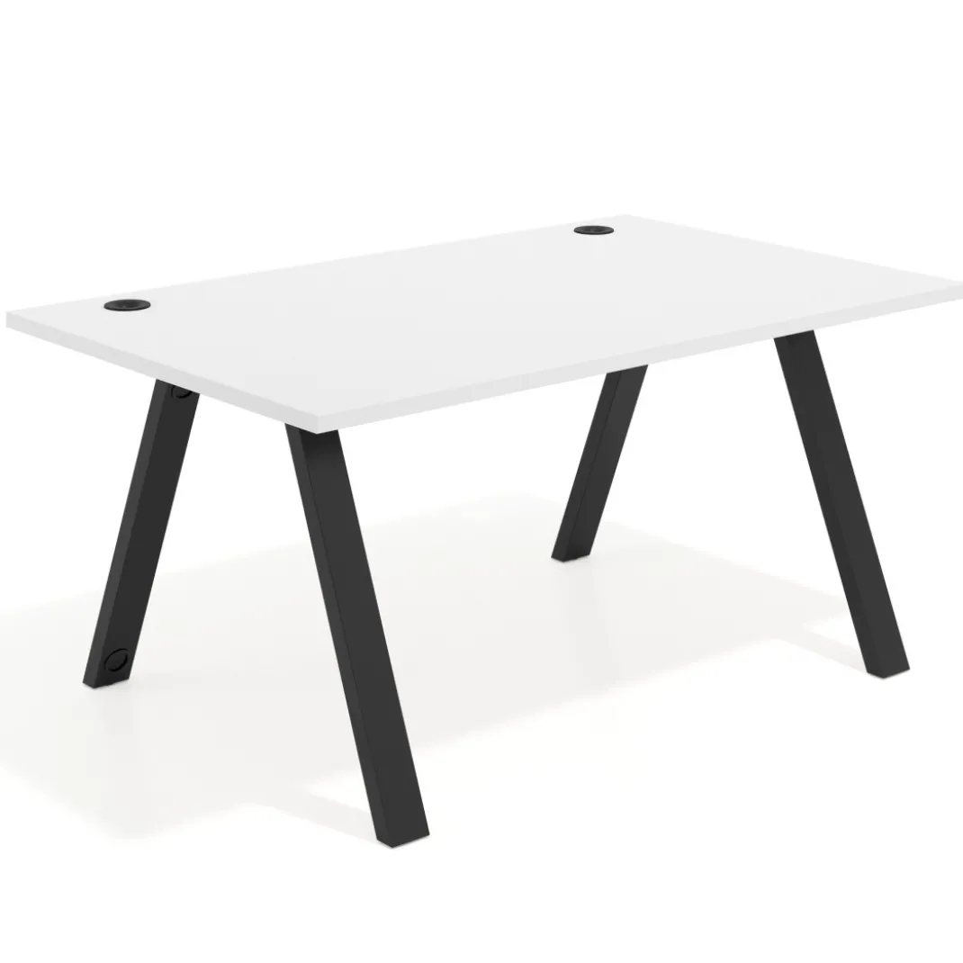 Mesa oficina de diseño UvePro fondo 100cm, estructura negra
