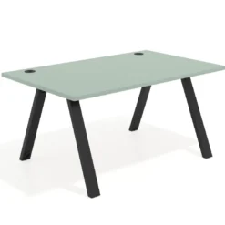 Mesa oficina de diseño UvePro fondo 100cm, estructura negra