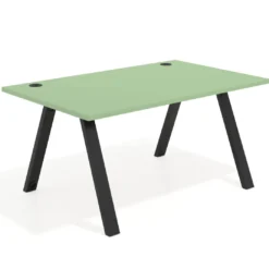 Mesa oficina de diseño UvePro fondo 100cm, estructura negra
