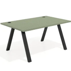 Mesa oficina de diseño UvePro fondo 100cm, estructura negra
