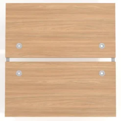 Mesa oficina multipuesto bench Kube fondo 166 cm estructura aluminio