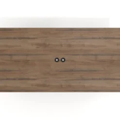 Mesa para reuniones rectangular fondo 126 cm, estructura negra