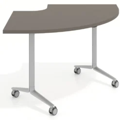 Mesa plegable pivot corner, estructura aluminio, canto 30cm