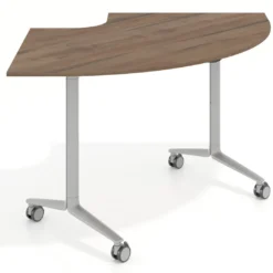 Mesa plegable pivot corner, estructura aluminio, canto 16cm