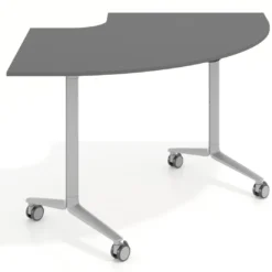 Mesa plegable pivot corner, estructura aluminio, canto 16cm