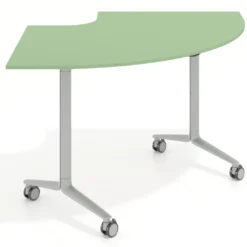 Mesa plegable pivot corner, estructura aluminio, canto 16cm