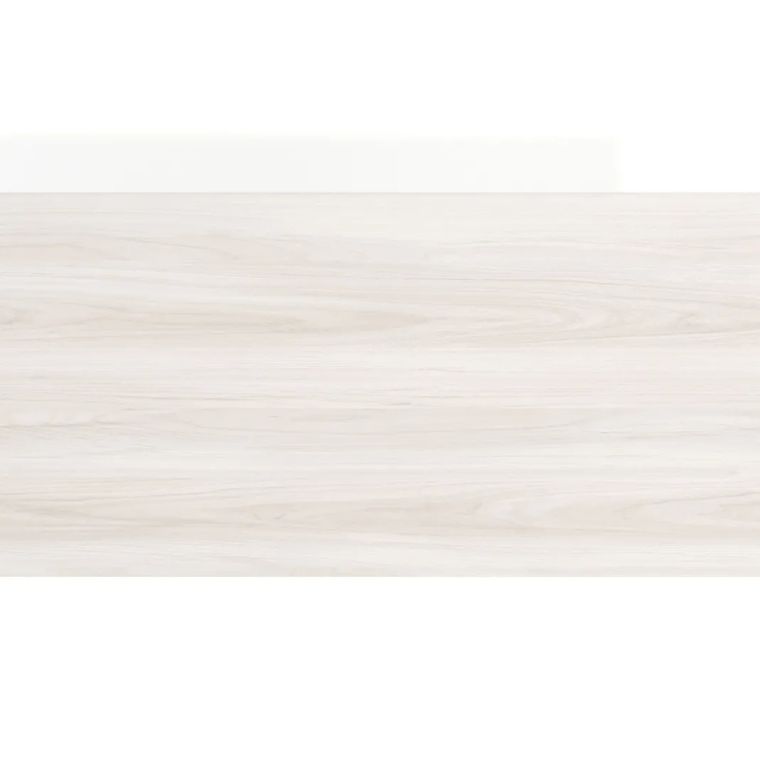 Mesa plegable pivot rectangular, estructura blanca, canto 16cm