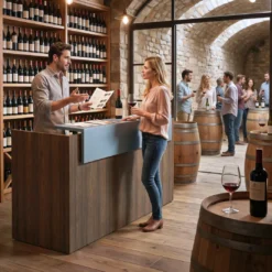 Mostrador individual encimera corta estructura Mistral