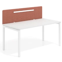 Pantalla acústica Hover forma con guía de aluminio, tapizado PET