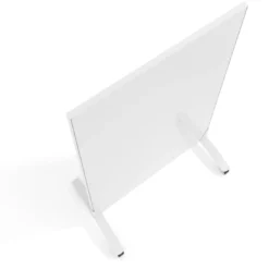 Pizarra Magnética de doble cara Prime, cristal, bastidor de aluminio