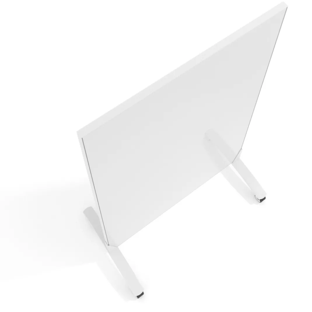 Pizarra Magnética de doble cara Prime, cristal, bastidor de aluminio