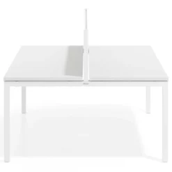 Separador de aluminio Wall para mesa multipuesto en melamina
