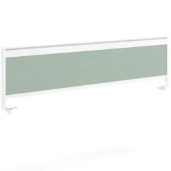 Separador de aluminio Wall para mesa multipuesto en melamina