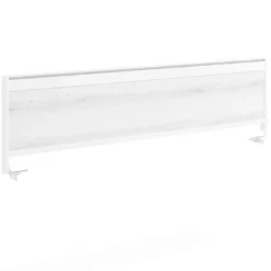 Separador de aluminio Wall para mesa multipuesto en melamina