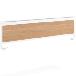 Separador de aluminio Wall para mesa multipuesto en melamina