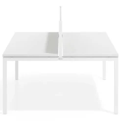 Separador de aluminio Wall para mesa multipuesto en melamina