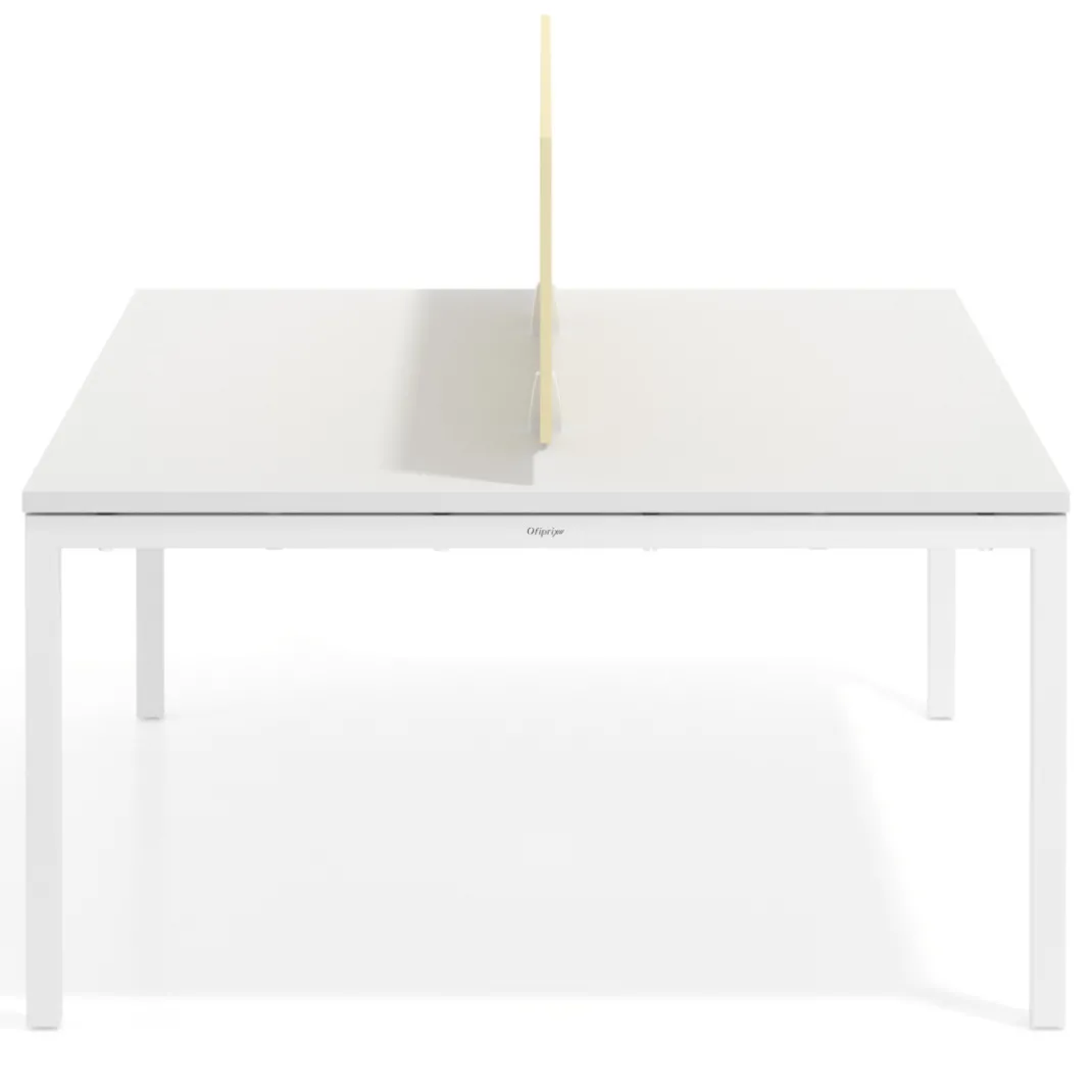 Separador mesa coworking Hover en melamina