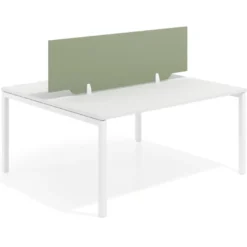 Separador mesa coworking Hover en melamina
