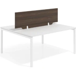 Separador mesa coworking Hover en melamina