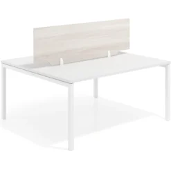Separador mesa coworking Hover en melamina