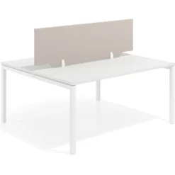 Separador mesa coworking Hover en melamina