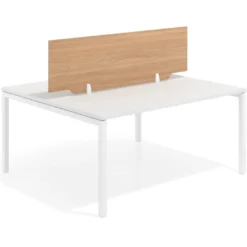 Separador mesa coworking Hover en melamina