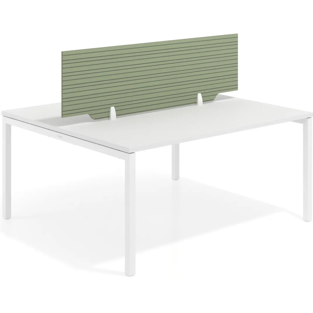 Separador mesa coworking Hover en melamina