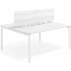 Separador mesa coworking Hover en melamina