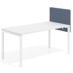 Separador para mesa individual lateral fijo tapizado PET